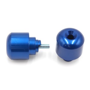 Juego contrapesos manillar V PARTS aluminio azul