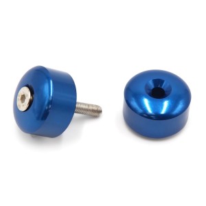 Juego contrapesos manillar V PARTS aluminio azul