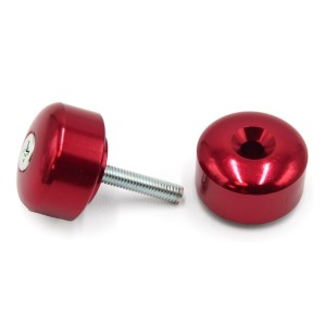 Juego contrapesos manillar V PARTS aluminio rojo