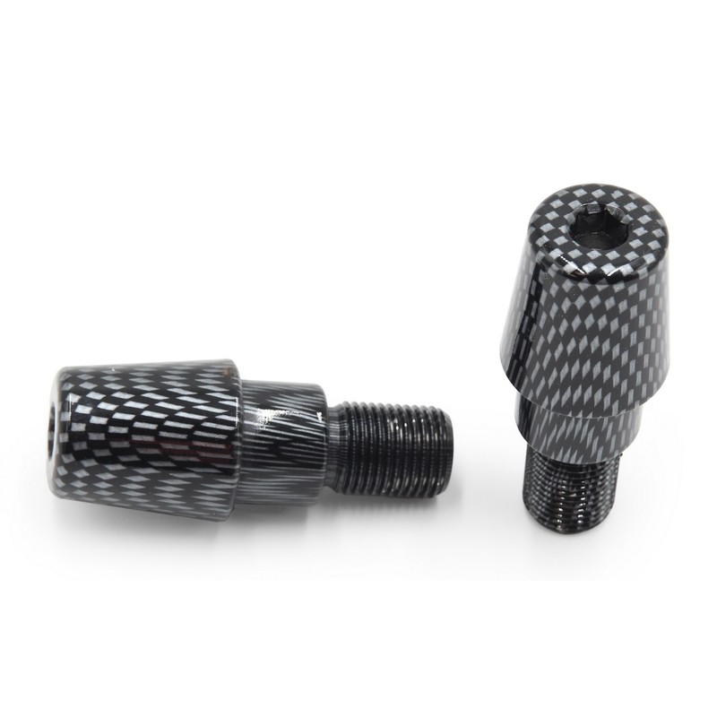 Juego contrapesos manillar V PARTS aluminio carbono