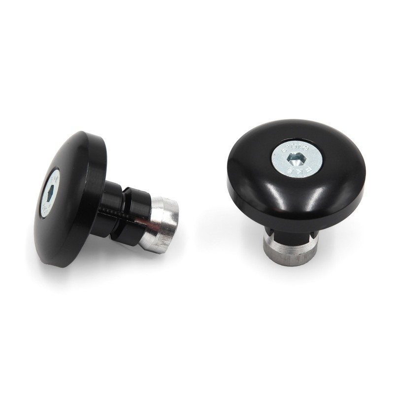 Juego contrapesos manillar V PARTS aluminio 13.5mm negro