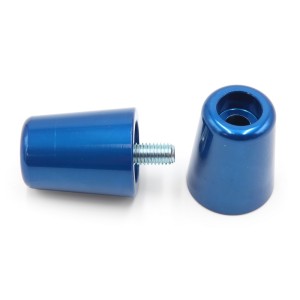 Juego contrapesos manillar V PARTS aluminio KAWASAKI azul