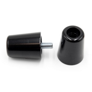 Juego contrapesos manillar V PARTS aluminio KAWASAKI negro