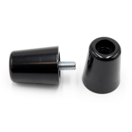 Juego contrapesos manillar V PARTS aluminio KAWASAKI negro