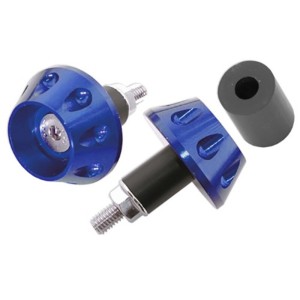 Juego contrapesos manillar V PARTS aluminio Universal azul