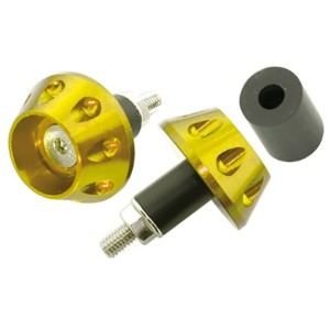 Juego contrapesos manillar V PARTS aluminio Universal oro