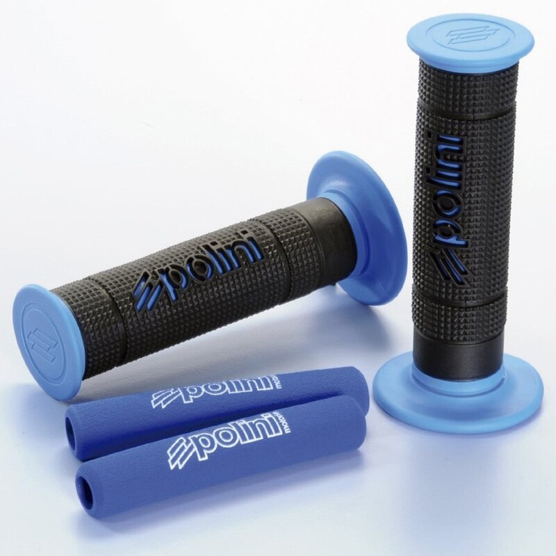 Puños Polini 2 colores Big Evolution negro/azul (3410027)