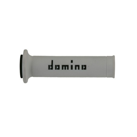 Puños racing DOMINO 126mm blanco/negro A01041C4046