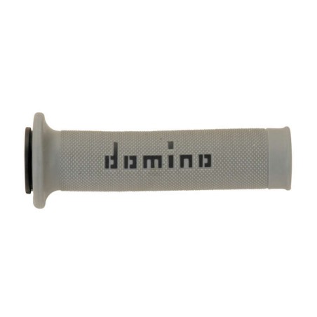 Puños racing DOMINO 126mm gris/negro A01041C4052