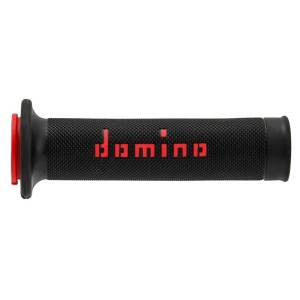 Puños racing DOMINO 126mm negro/rojo A01041C4240