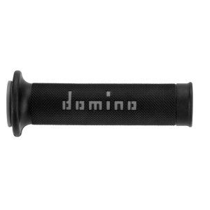 Puños racing DOMINO 126mm negro/gris A01041C5240