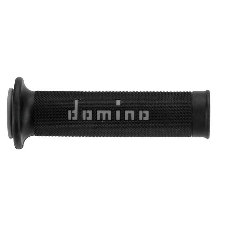 Puños racing DOMINO 126mm negro/gris A01041C5240