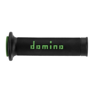 Puños racing 126mm negro/verde A01041C4440