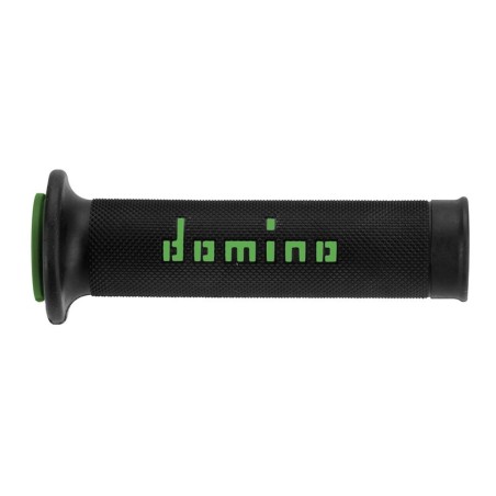Puños racing 126mm negro/verde A01041C4440