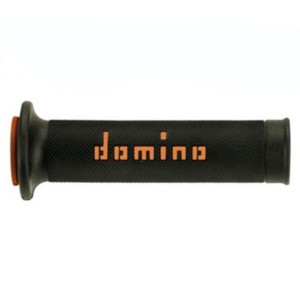 Puños racing 126mm negro/naranja A01041C4540