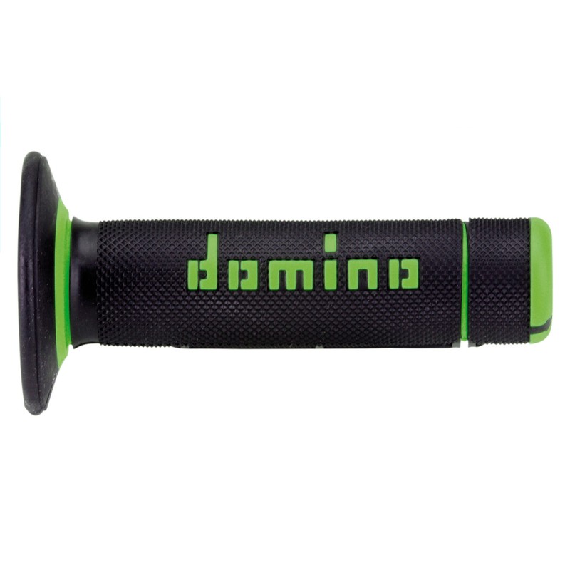 Puños off road DOMINO cross negro/verde A02041C4440