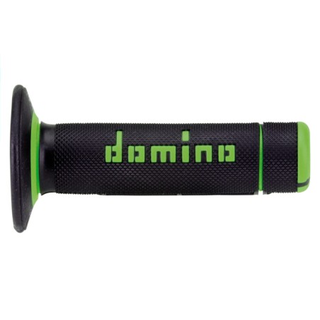 Puños off road DOMINO cross negro/verde A02041C4440