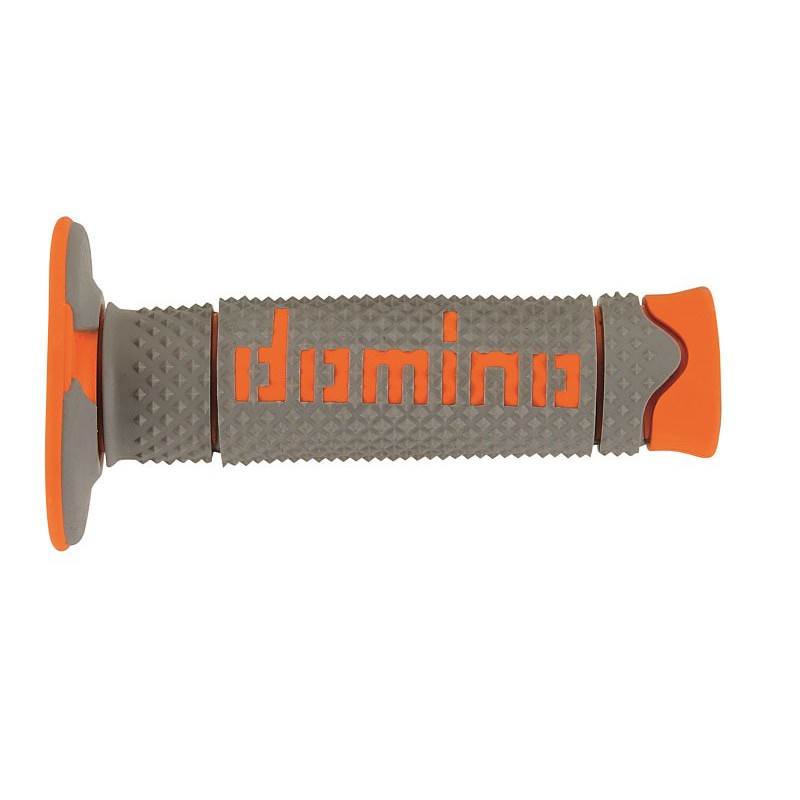 Puños off road DOMINO DSH gris/naranja A26041C4552