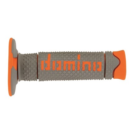 Puños off road DOMINO DSH gris/naranja A26041C4552