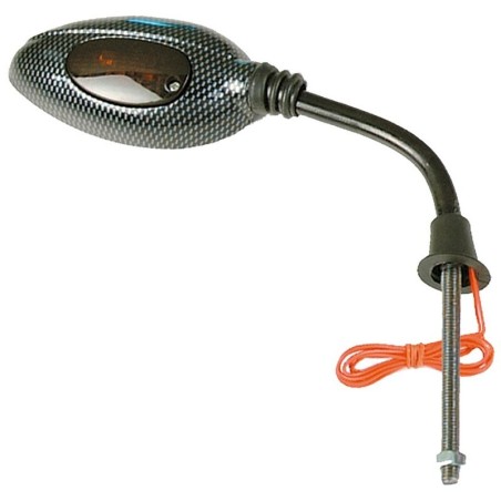 Retrovisor derecho universal V PARTS M8 x 125 rosca derecha carbon ...