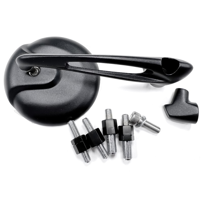 Retrovisor ambos lados universal V PARTS al puño negro