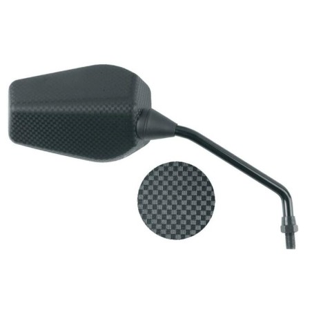 Retrovisor derecho VICMA tipo OEM carbono - Carbon Derbi Senda
