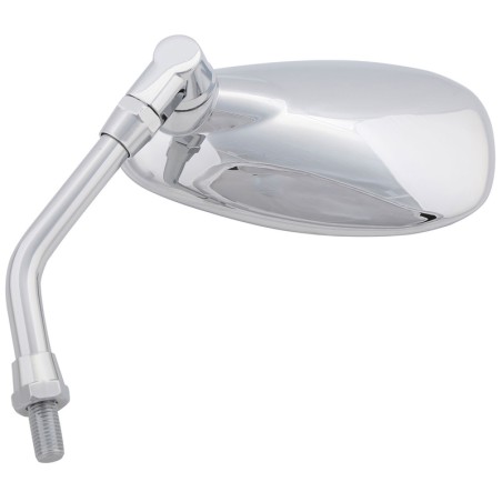 Retrovisor ambos lados universal V PARTS Custom ovalado cromado