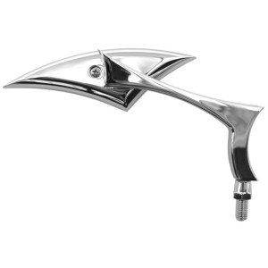 Retrovisor derecho universal V PARTS 153x50 cromado