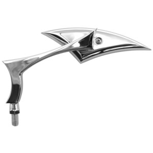 Retrovisor izquierdo universal V PARTS 153x50 cromado