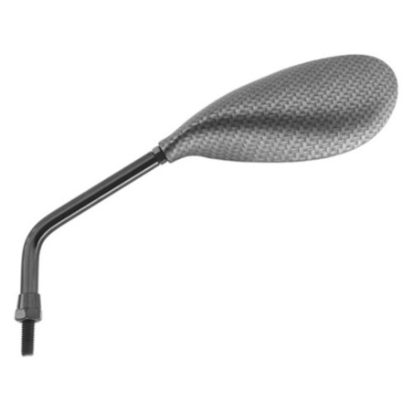 Retrovisor izquierdo universal V PARTS Ovoide M8 carbon look M1