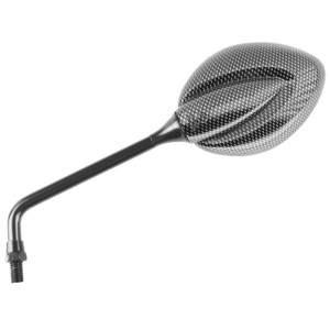 Retrovisor ambos lados universal V PARTS M8 x 1.25 carbon look brillo