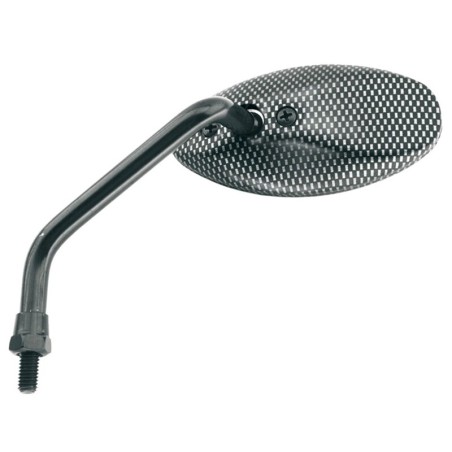 Retrovisor izquierdo universal V PARTS M8 Gota de agua carbon look ...