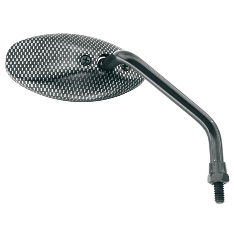 Retrovisor derecho universal V PARTS M8 Gota de agua carbon look br...