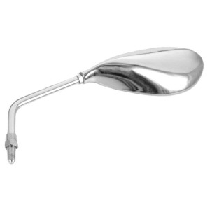 Retrovisor izquierdo universal V PARTS Ovoide M10 cromado