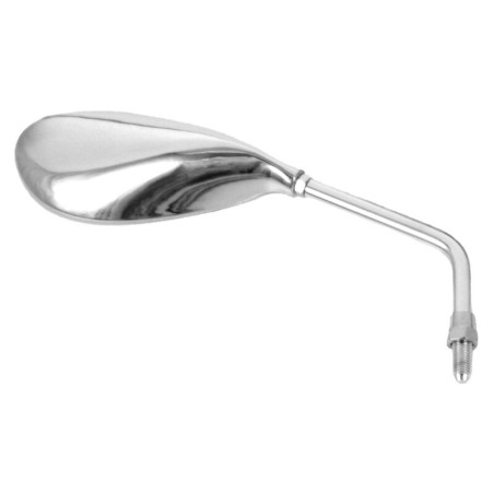 Retrovisor derecho universal V PARTS Ovoide cromado M10