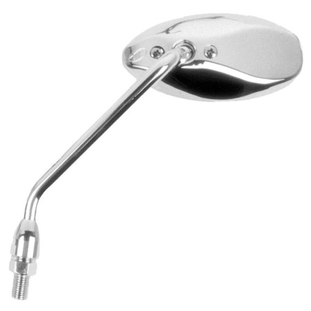 Retrovisor izquierdo universal V PARTS M10 Gota de agua cromado
