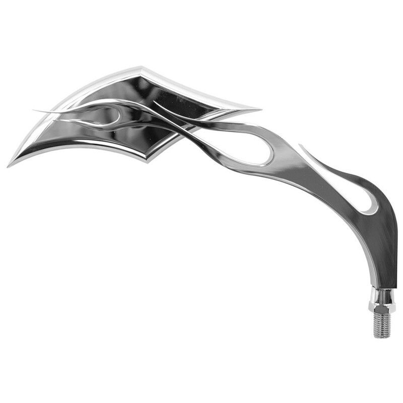 Retrovisor derecho universal V PARTS Custom Llamas + adaptador M10 ...