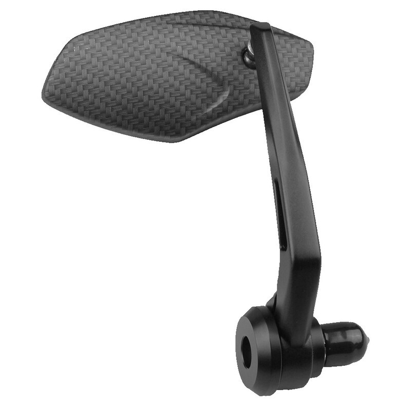 Retrovisor derecho universal V PARTS al puño carbon look (No homolo...