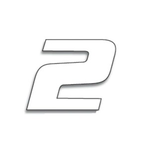 Numeros de carrera blanco - Pack de 3 uds BLACKBIRD PVC 5049/10/2