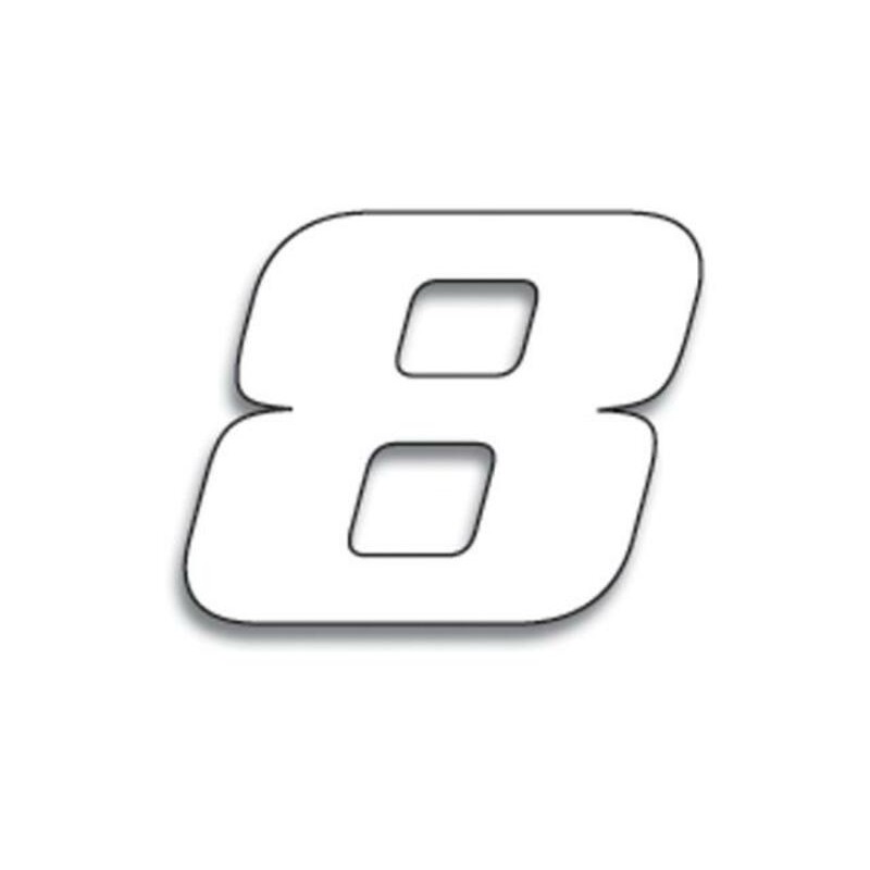 Numeros de carrera blanco - Pack de 3 uds BLACKBIRD PVC 5049/10/8