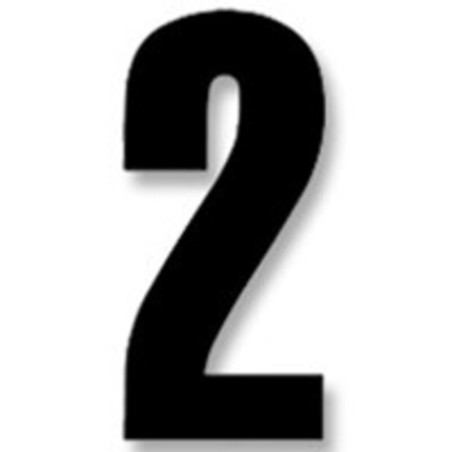 Numeros de carrera negro - Pack de 3 uds Blackbird Crystal5027/20/2