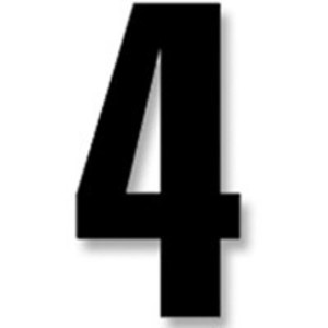 Numeros de carrera negro - Pack de 3 uds Blackbird Crystal5027/20/4