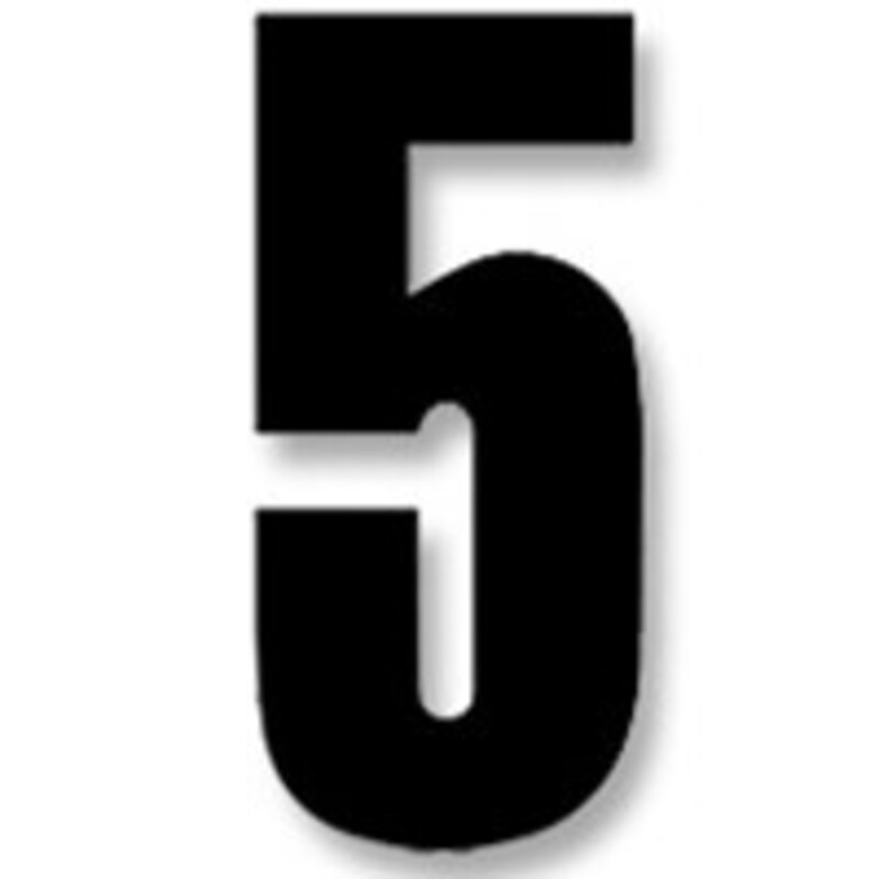 Numeros de carrera negro - Pack de 3 uds Blackbird Crystal5027/20/5