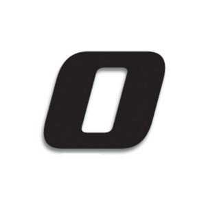 Numeros de carrera negro - Pack de 3 Uds BLACKBIRD PVC 5049/20/0