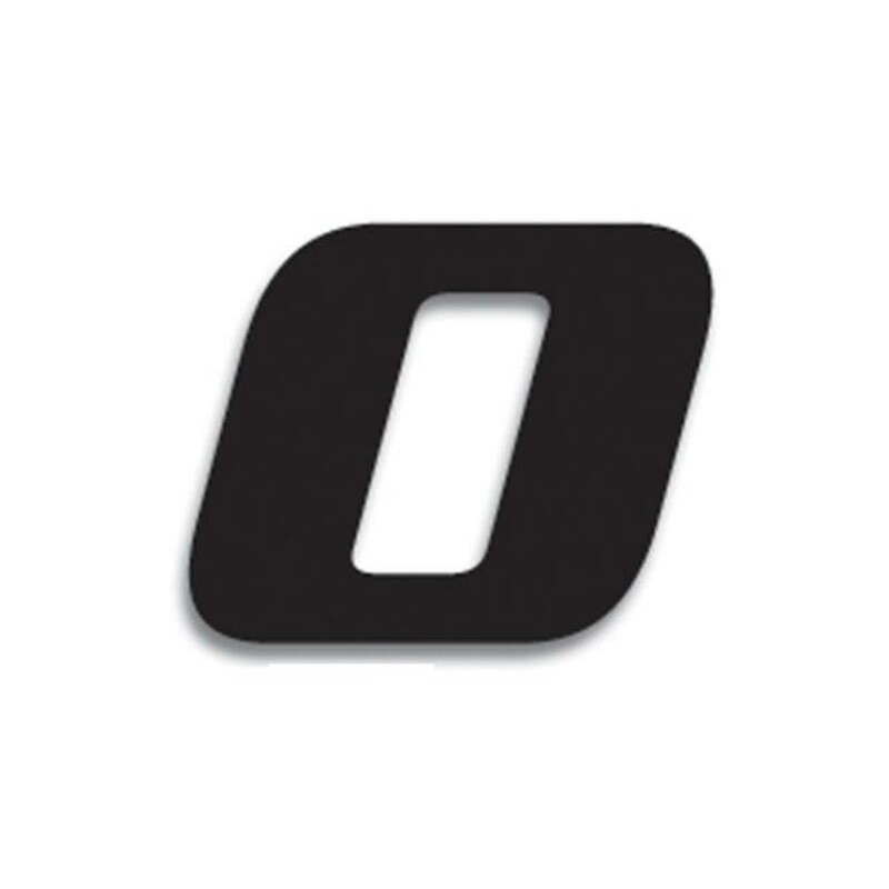 Numeros de carrera negro - Pack de 3 Uds BLACKBIRD PVC 5049/20/0