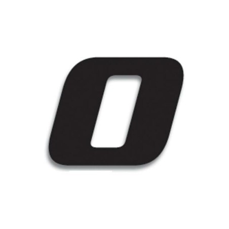 Numeros de carrera negro - Pack de 3 Uds BLACKBIRD PVC 5049/20/0