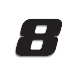 Numeros de carrera negro - Pack de 3 Uds BLACKBIRD PVC 5049/20/8