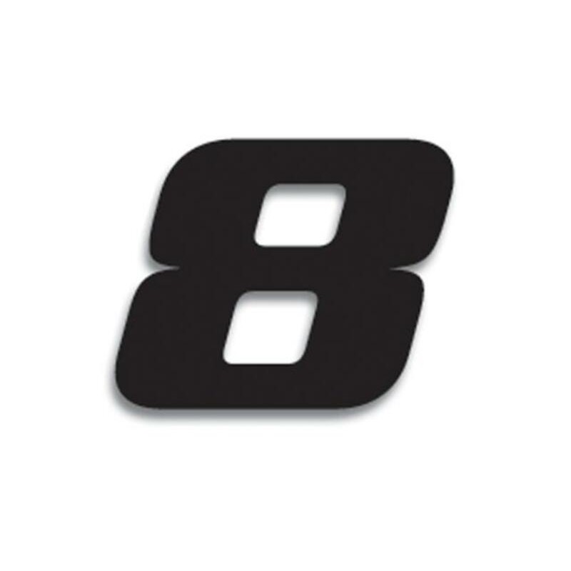 Numeros de carrera negro - Pack de 3 Uds BLACKBIRD PVC 5049/20/8