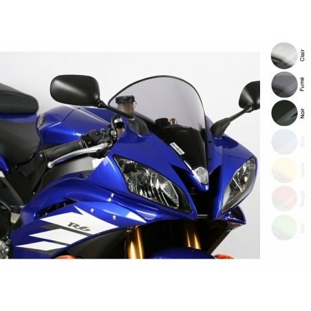 Pantalla MRA, negro, original Yamaha YZF R6 2006-