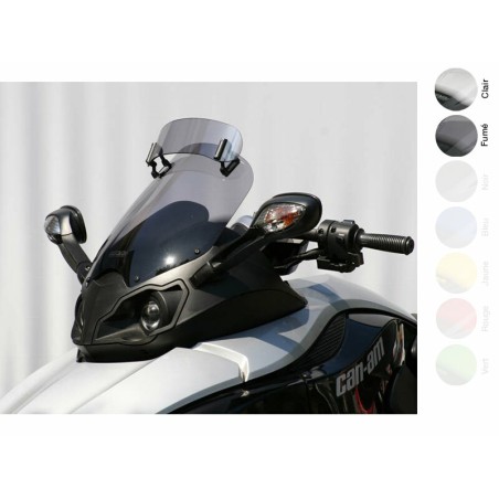 Pantalla MRA Vario, ahumado gris Kawasaki 990 Spyder 07-09